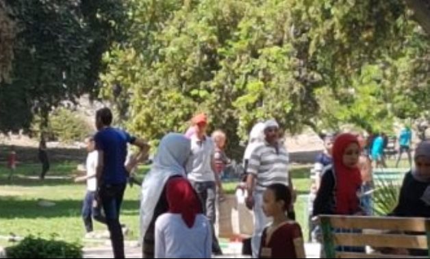  تزايد الإقبال على منتزهات القناطر الخيرية فى ثالث أيام العيد