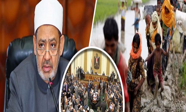 رئيس برلمانية "حماة الوطن" يطالب شيخ الأزهر بتبنى قضية مسلمى الروهينجا