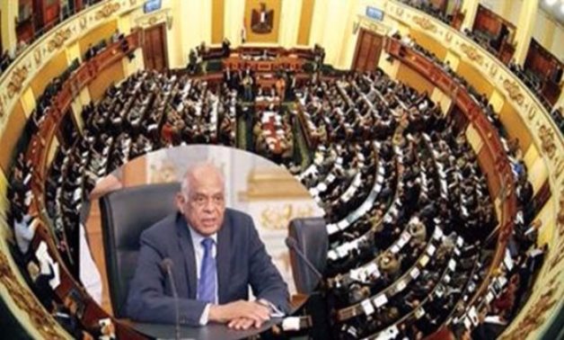 القاعة العامة للبرلمان تتزين بالإعلام تمهيداً لإعلان نتيجة الانتخابات الرئاسية