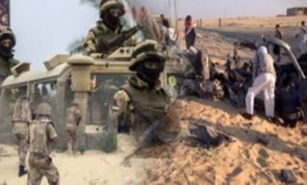 القوات تلاحق خلية إرهابية بـ"صحراء الواحات"
