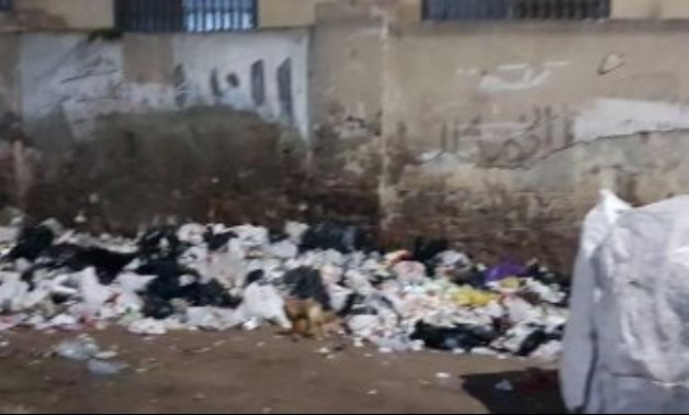 بالصور.. تلال القمامة تحاصر "حميات بنها" وتنذر بكارثة بيئية
