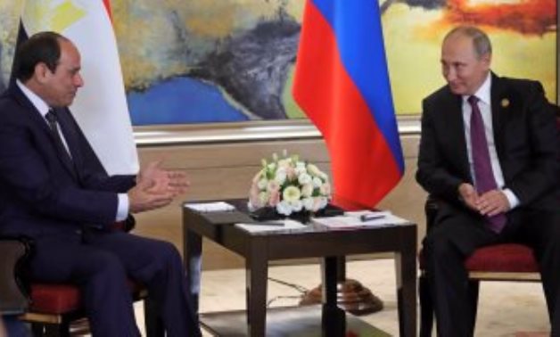 الرئيس السيسى: نعمل على جذب استثمارات روسية فى منطقة قناة السويس