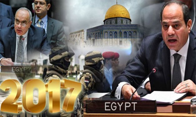 حصاد الدبلوماسية المصرية بمجلس الأمن × 2017