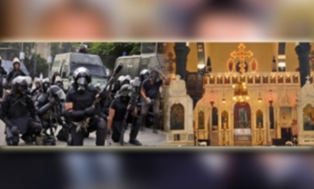 كنائس مصر فى عيون الشرطة