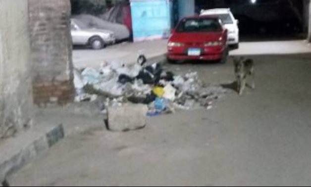 شكوى من انتشار القمامة فى منطقة سانت فاتيما بمصر الجديدة