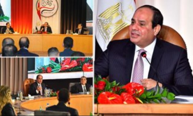 الرئيس السيسي: عدد المصابين فى العمليات الإرهابية من 12 إلى 13 ألف مصرى