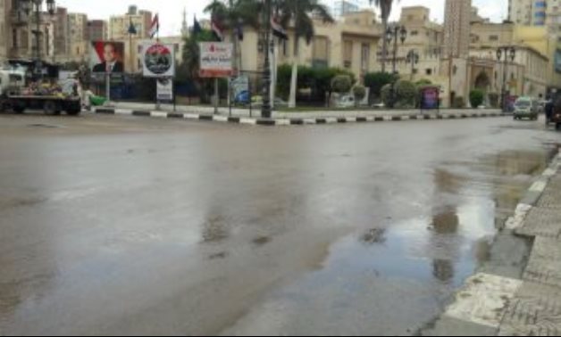أمطار خفيفة على الثغر ولا تأثير على الملاحة ببوغازى الإسكندرية والدخيلة