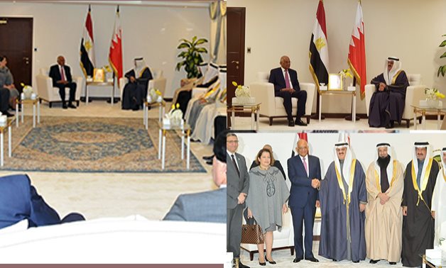 استقبال حافل للوفد البرلمانى المصرى بالبحرين
