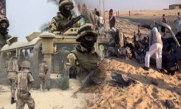 القوات المسلحة: القضاء على 4 تكفيريين شديدى الخطورة فى العملية سيناء 2018