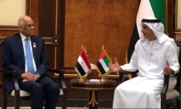 على عبد العال ووزير داخلية الإمارات يتفقان على أهمية أمن البحر الأحمر