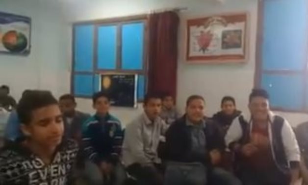 فيديو.. طلاب مدرسة طامية بالفيوم يرددون نشيد الصاعقة المصرية "قالوا إيه"