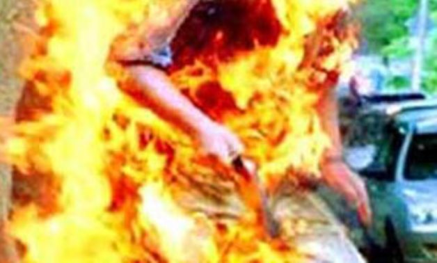 سائق يشعل النار فى زوجته بعين شمس: رفضت ترجع معايا من عند أبوها
