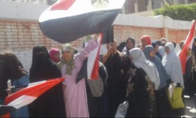 النائب سليمان العميرى: تواجد كثيف لنساء مطروح فى لجان الانتخابات (صور)