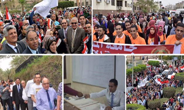 "دعم مصر" خلية نحل تتابع الانتخابات الرئاسية