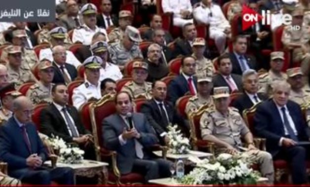 الرئيس السيسي: المصريون تابعوا جهود بناء القوات المسلحة بعد 1967 يوما بعد يوم