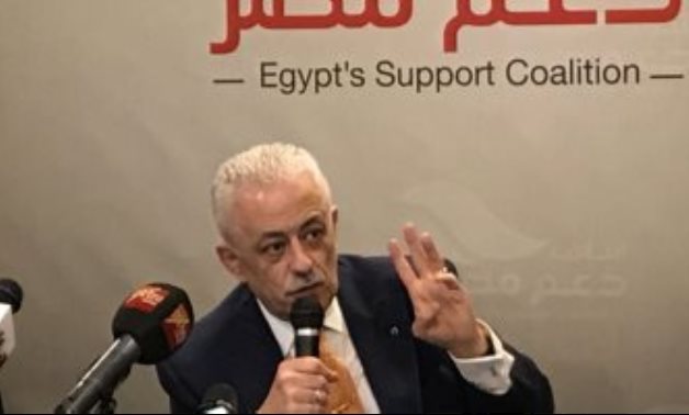 طارق شوقى يستعرض خطة الدولة لتطوير التعليم مع "دعم مصر"