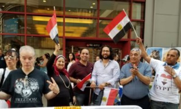 صور.. المصريون فى أمريكا يحتفلون بذكرى ثورة 30 يونيو