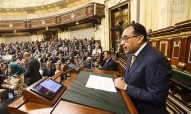 رئيس الوزراء يحضر الجلسة العامة لمجلس النواب برئاسة على عبد العال