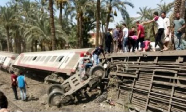 مصادر بالسكة الحديد: حادث قطار المرزايق وقع أثناء التحويل من سكة لأخرى