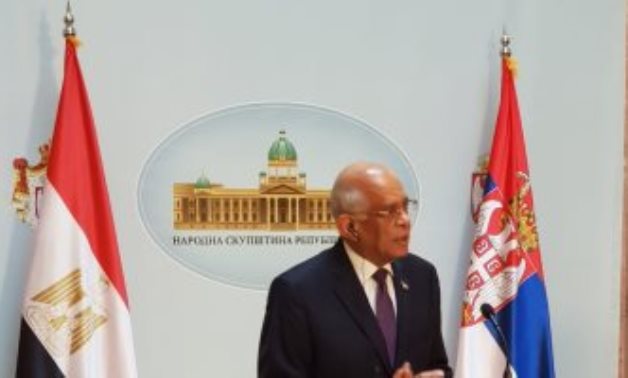 صور.. تفاصيل لقاء على عبد العال ورئيس برلمان صربيا