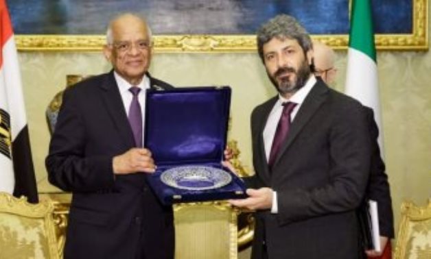 رئيس برلمان إيطاليا لعلى عبد العال: نقدر دور مصر فى دعم السوريين المقيمين بأراضيها