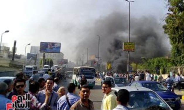 الصحة: 9 مصابين ولا وفيات فى حادث بشارع البطل أحمد عبد العزيز