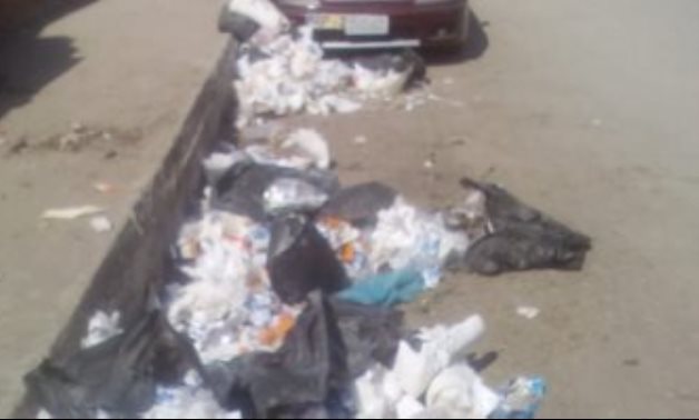 اضبط مخالفة.. القمامة تحاصر جدريات القنائى على مدخل كورنيش النيل بقنا
