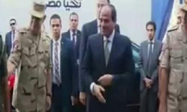 الرئيس السيسى يفتتح مستشفى المنوفية العسكرى.. ومساحتها 29 ألف متر مربع