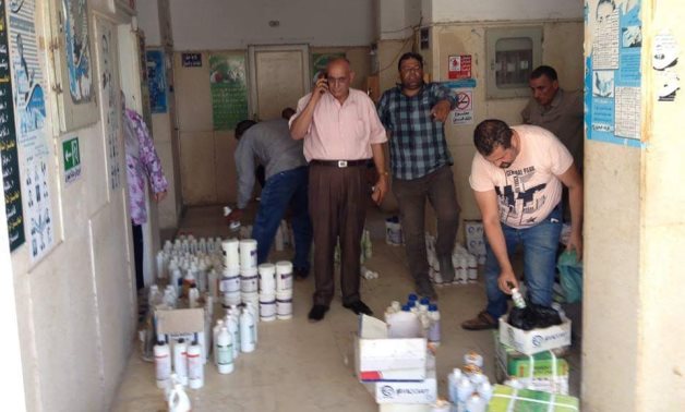 ضبط 830 عبوة أدوية بيطرية منتهية الصلاحية فى كفر الشيخ