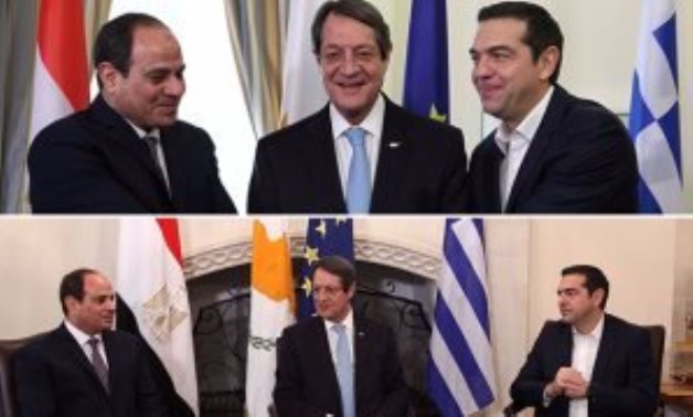 اجتماع مصر وقبرص واليونان فى "قمة كريت"