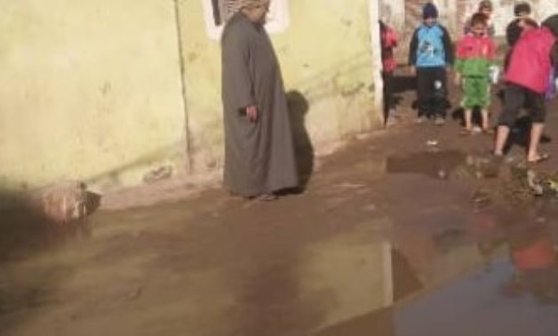 قارىء يشكو غرق شوارع قرية داوود الفقى بمحافظة كفر الشيخ