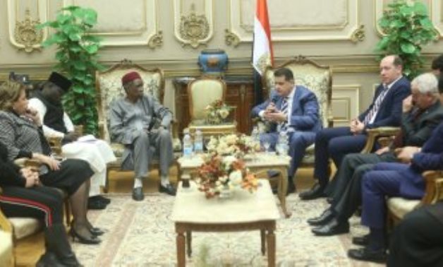 "أفريقية النواب" تستقبل سفير نيجريا لدى مصر بالبرلمان