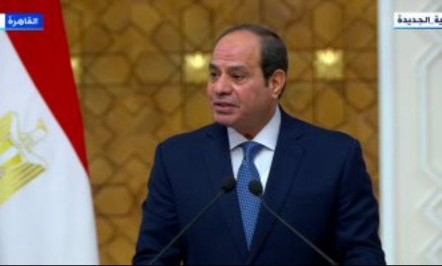الرئيس السيسى يؤكد موقف مصر الثابت من التوصل لاتفاق ملزم بشأن سد النهضة