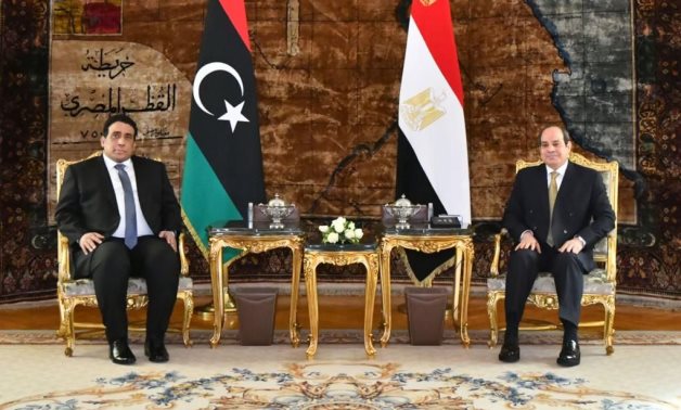 الرئيس السيسى يستقبل "المنفى" ويؤكد دعم مصر لتحقيق المصلحة العليا للشقيقة ليبيا