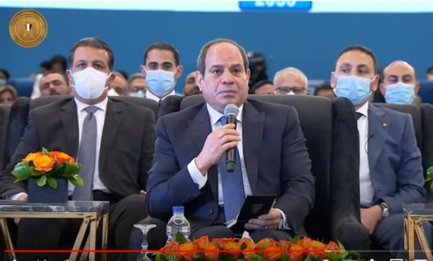 الرئيس السيسى: مصر غنية بأبنائها الأوفياء وراية الوطن لن تنتكس أبدا
