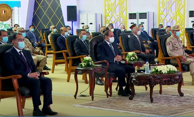 الرئيس السيسى يشهد افتتاح مجمع صالات حسن مصطفى لكرة اليد والألعاب الرياضية