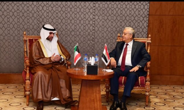 المستشار حنفي جبالي يلتقي  رئيس مجلس الأمة الكويتي