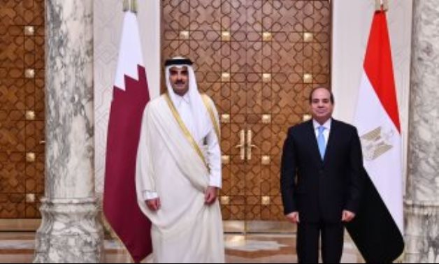 الرئيس السيسى يتلقى اتصالًا هاتفيًا من أمير قطر للتهنئة بعيد الأضحى المبارك