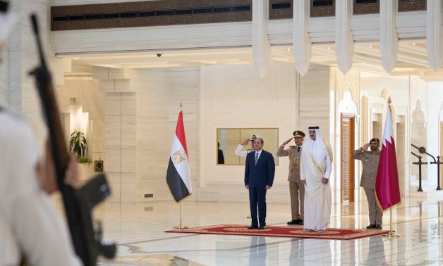 الأمير تميم: سررت بزيارة أخى الرئيس عبد الفتاح السيسى للدوحة