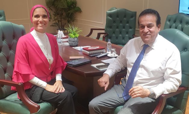 النائبة شيماء حلاوة تلتقي وزير الصحة  وتستعرض عدد من الملفات الشائكة 