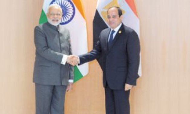 الرئيس السيسى: اتفقنا على تكثيف رحلات الطيران بين مصر والهند