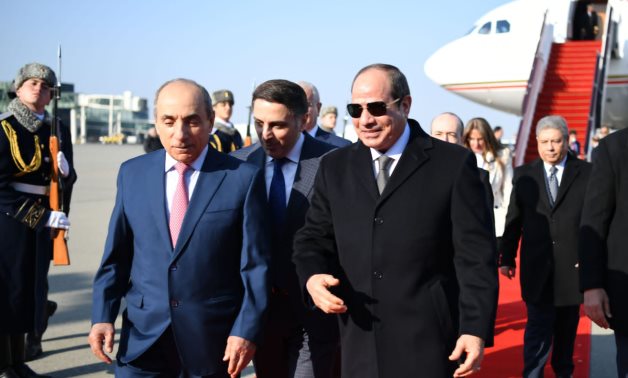 الرئيس السيسى يجتمع اليوم بكبار رموز الاقتصاد ورؤساء كبرى الشركات بأذربيجان