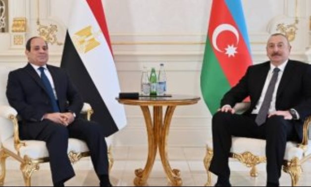 مصر أكتوبر : زيارة الرئيس عبد الفتاح السيسي لأزربيجان تعمق التعاون الاقتصادي بين البلدين  