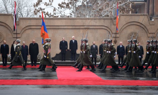 الرئيس الأرميني يشيد بخطوات إصلاح الاقتصاد المصرى والمشروعات القومية الكبرى