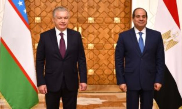 رئيس أوزبكستان: مستعدون لتهيئة الظروف لإقامة مشروعات مصرية فى بلادنا