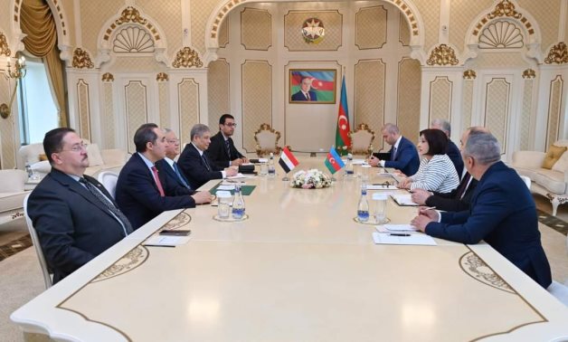 رئيس مجلس النواب يلتقى رئيسة برلمان أذربيجان.. صور