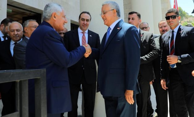 "جبالى" يلتقى رئيس مجلس القضاء الأردنى ويؤكد رسوخ العلاقات بين البلدين.. صور