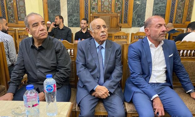 مفيد شهاب و منير فخري عبد النور والغزالي حرب أبرز الحاضرين في عزاء الدكتور سعد الدين إبراهيم 