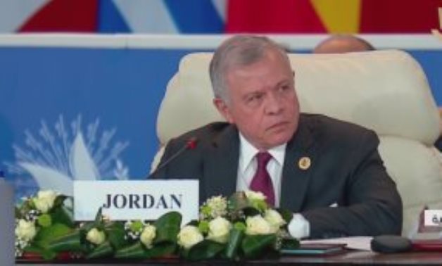 ملك الأردن: حملة القصف العنيفة فى غزة جريمة حرب