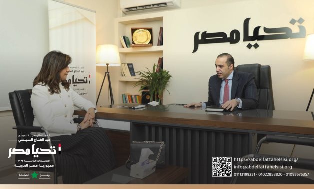 الحملة الرسمية للمرشح الرئاسى عبد الفتاح السيسى تستقبل وزيرة الهجرة السابقة نبيلة مكرم
